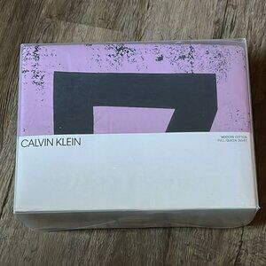 $215 Full/Queen Duvet Calvin Klein Modern cotton rise 74 muted blck